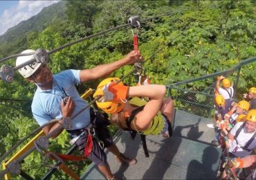 canopy zip line adventure in punta cana